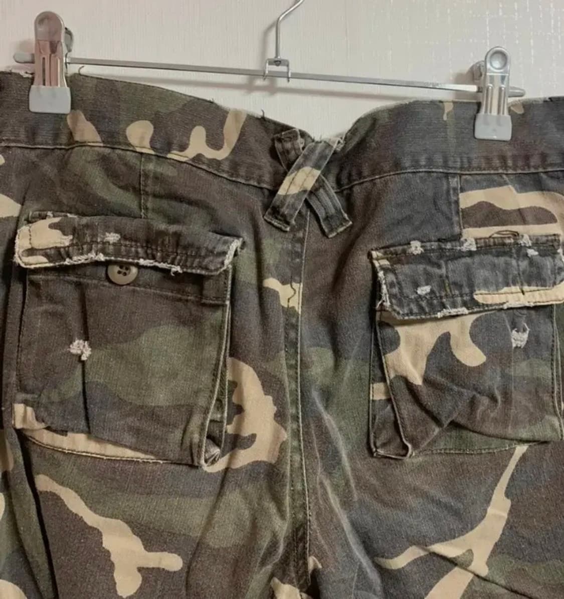 빈티지 카모 카고바지 상품이미지4