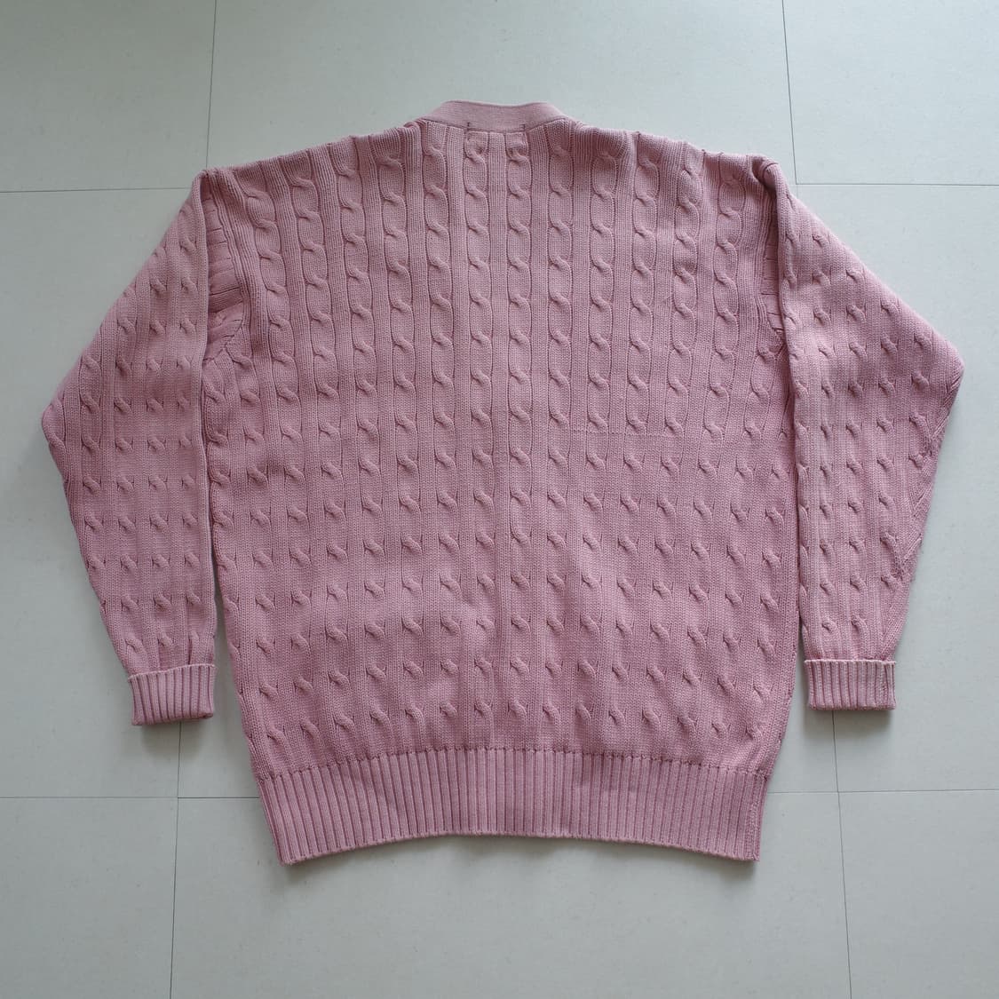 90s 폴로 랄프로렌 코튼 케이블 니트 가디건 105 상품이미지7