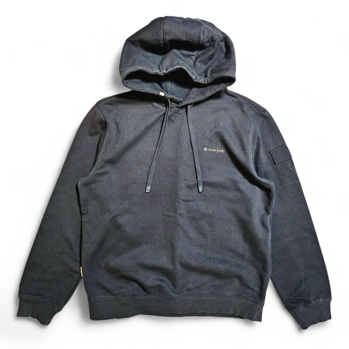 [L(105)][스노우피크] 랜드 우븐 포켓 기모 후드 티셔츠 상품이미지1