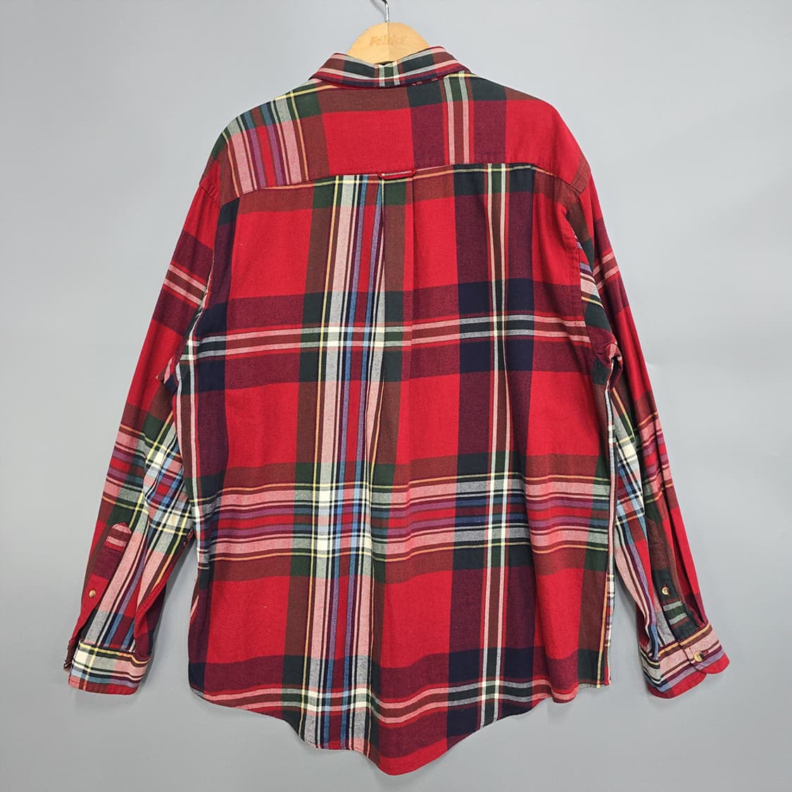 노티카(nautica) 클래식 체크 플란넬 셔츠 L 상품이미지3