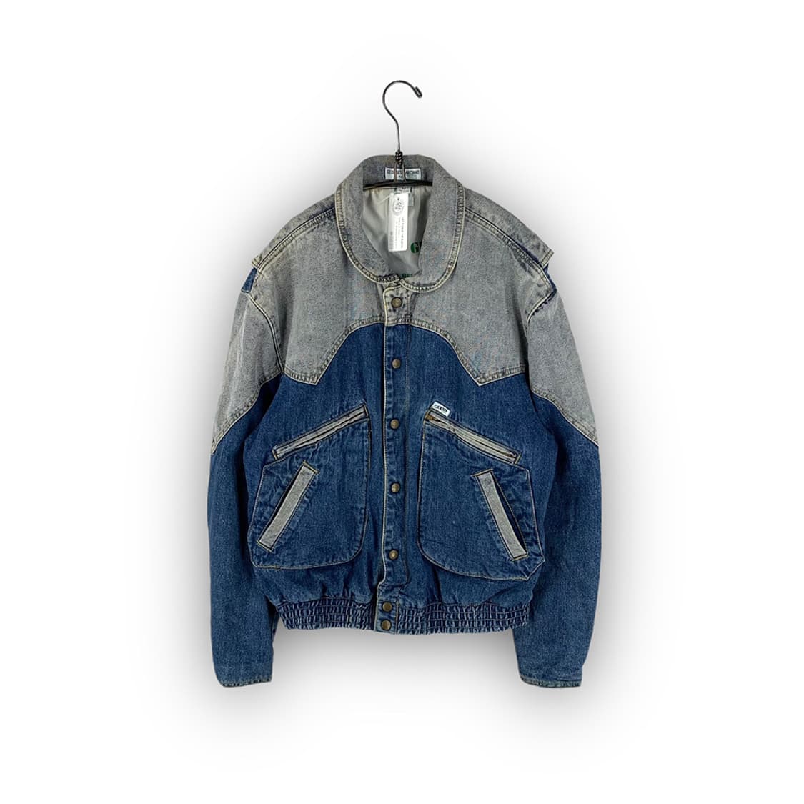 게스 80’s 백 투더 퓨처 데님 봄버 자켓 상품이미지1