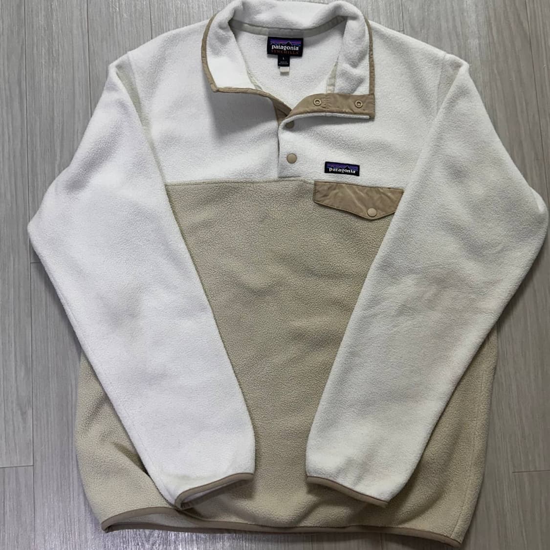 patagonia 파타고니아 신칠라 우먼 화이트 베이지 L 상품이미지2