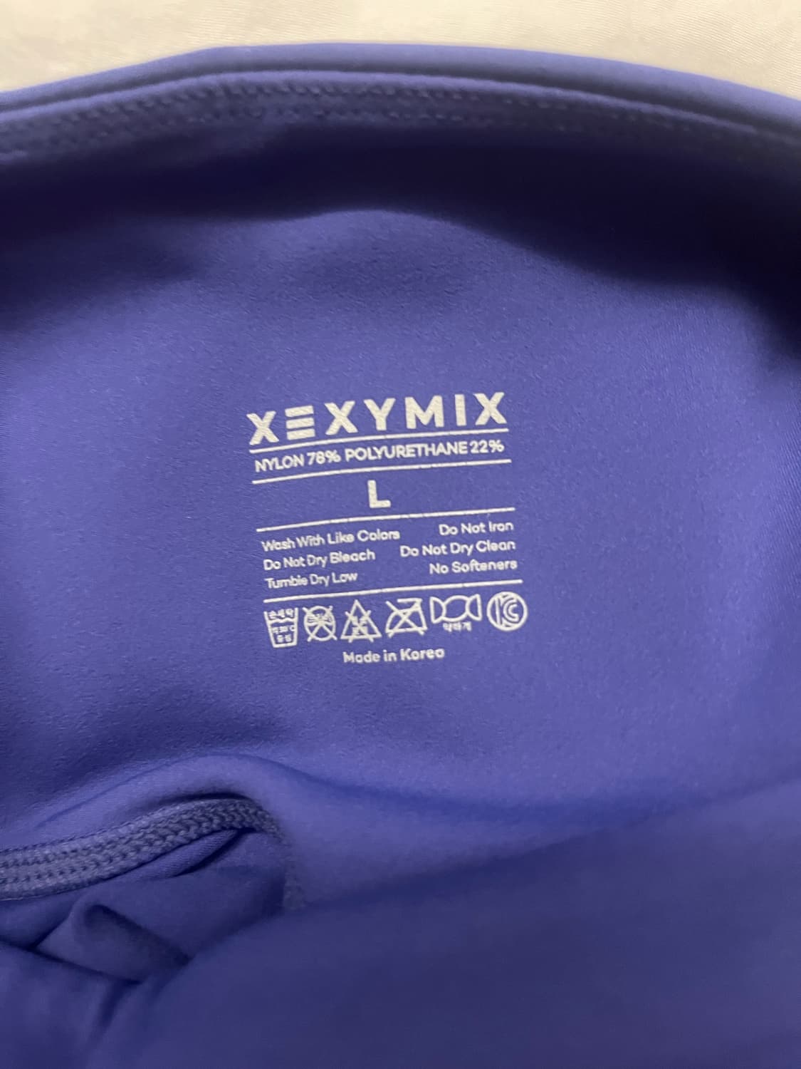 Xexymix 블루 3부 레깅스 L 상품이미지4