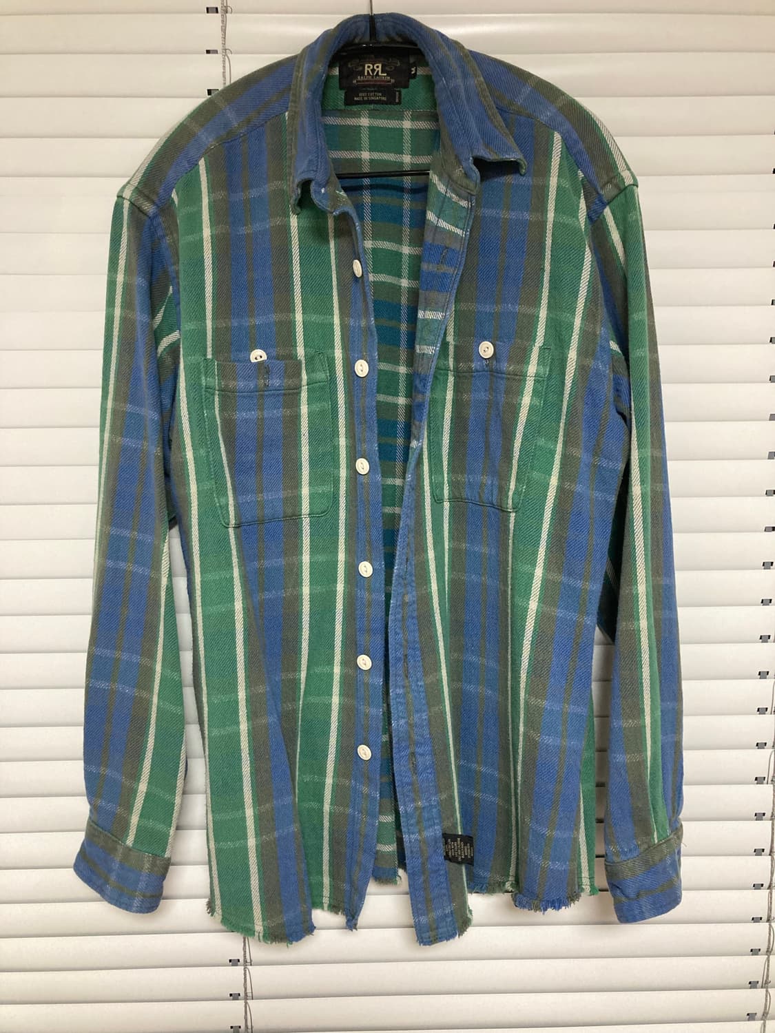 [M] RRL 빈티지 플란넬 셔츠 상품이미지1