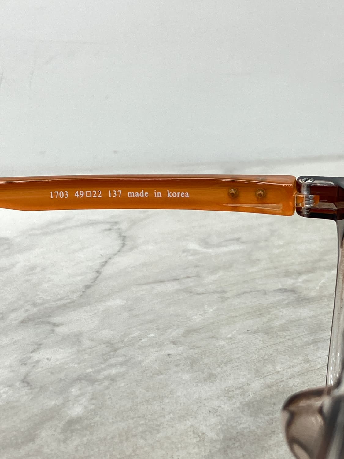 B28 카라 KARRA 브라운 웰링턴 뿔테 안경1703(17g) 상품이미지7