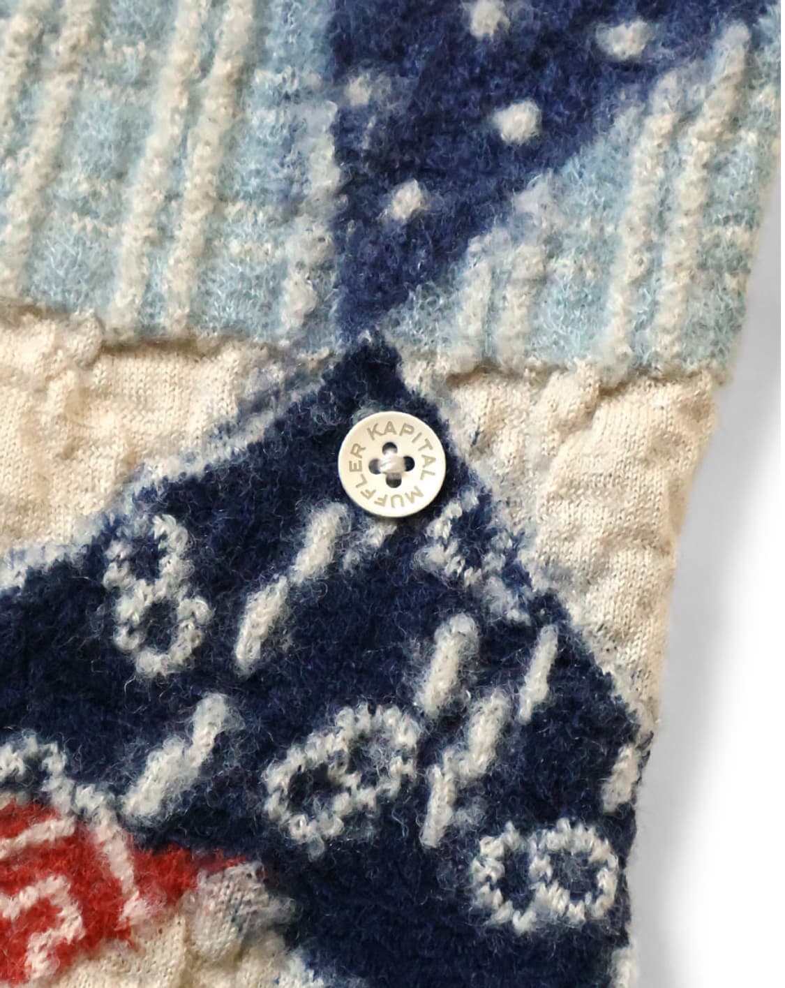 캐피탈 해피 축융 울 머플러 남녀공용 상품이미지3