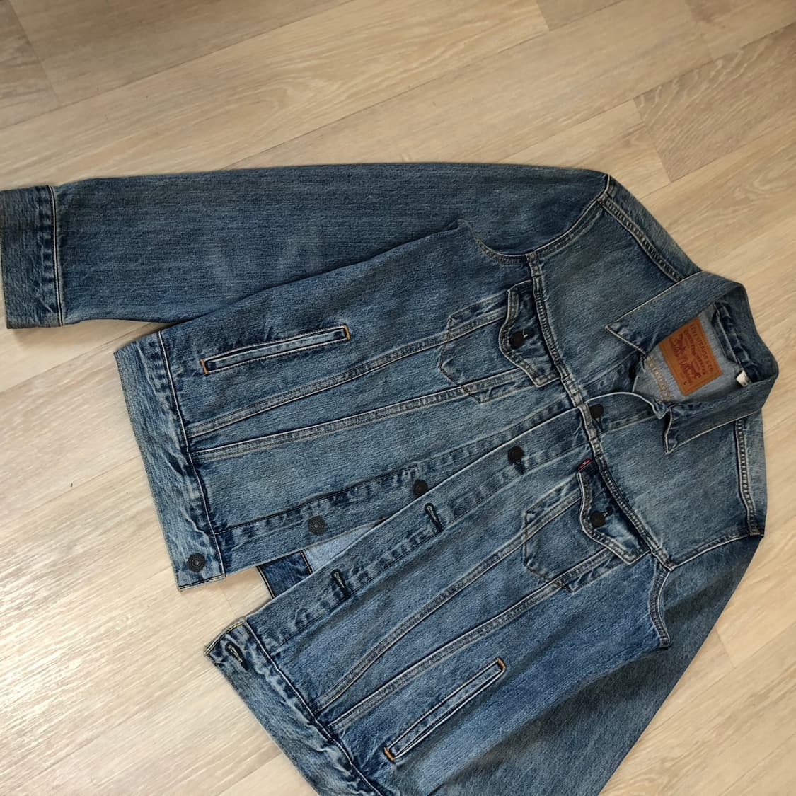 (L) 리바이스 Levi's 72334 워시드 연청 데님 자켓 상품이미지3