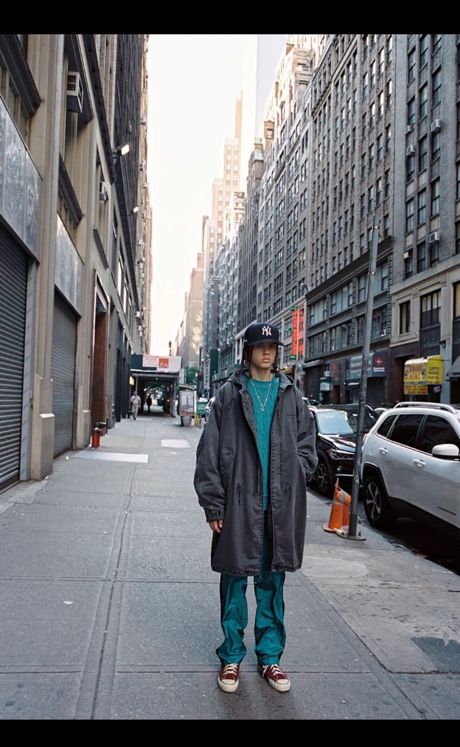 디네댓 명작 오버핏 야상 차콜 개파카 팔아용 상품이미지1