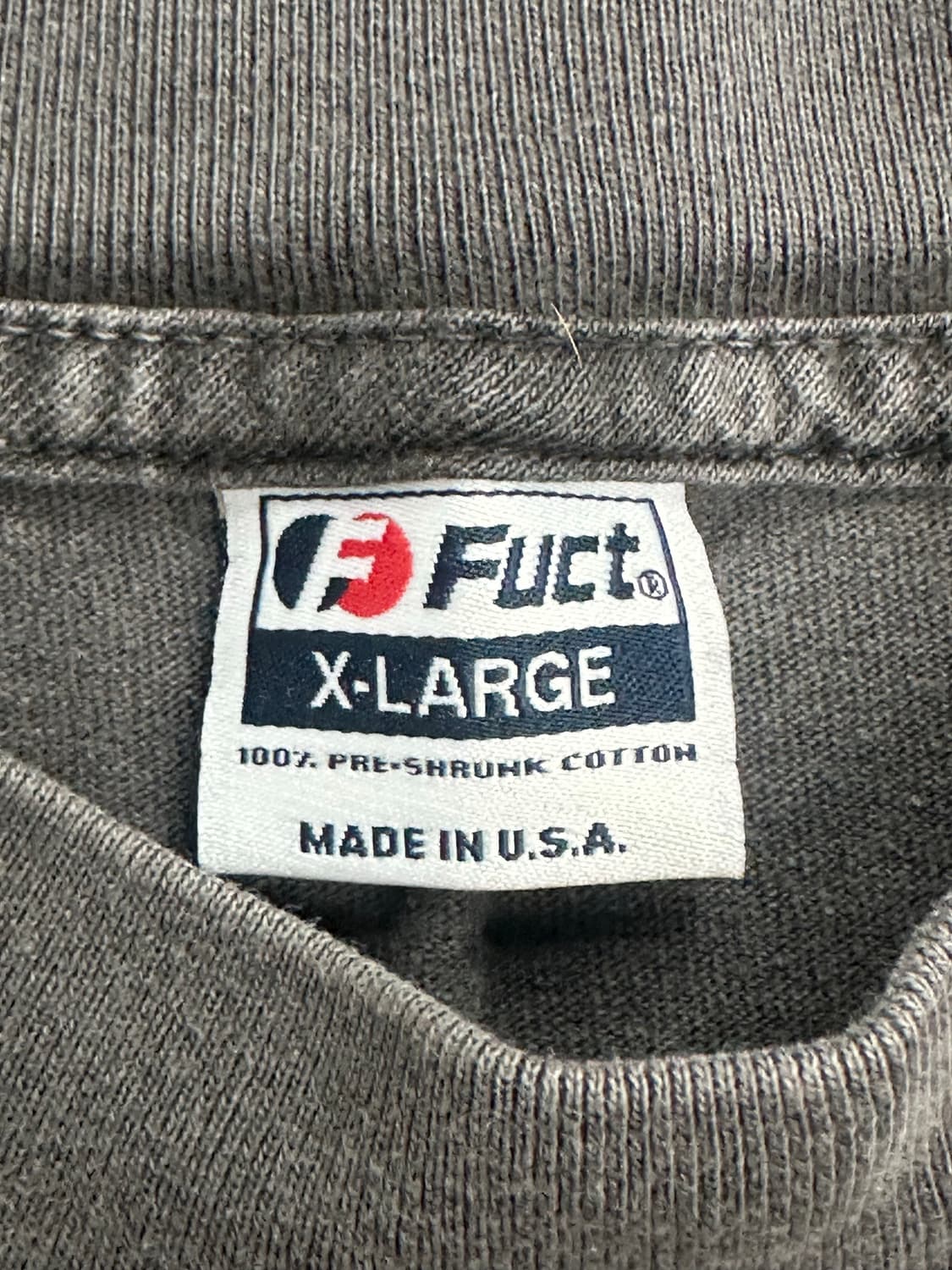FUCT 오발 로고 롱슬리브 XL 상품이미지4