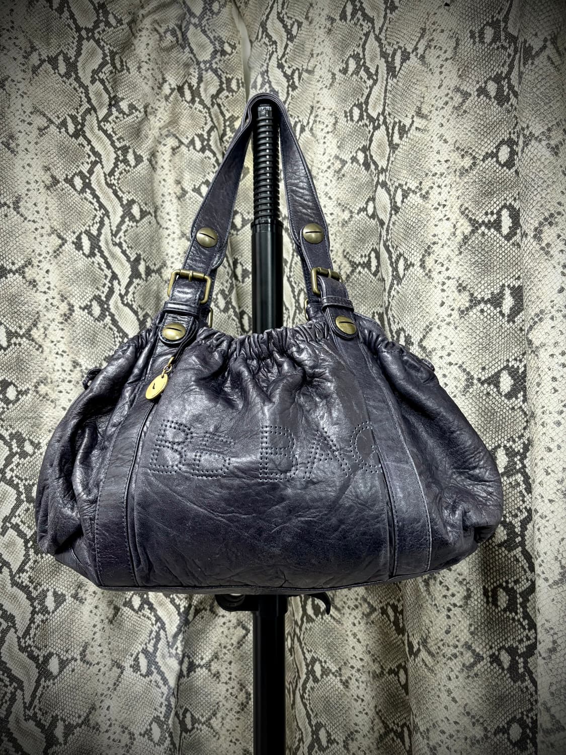 [GETARD DAREL Y2K] BB BAG Logo Purple Ov 상품이미지1