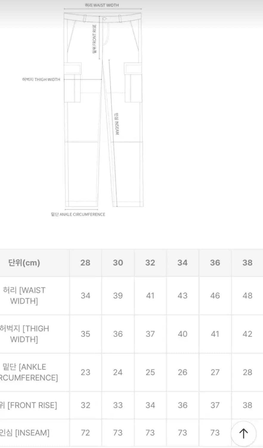 칼하트 콜 카고 팬츠 팔라틴 30사이즈 상품이미지2