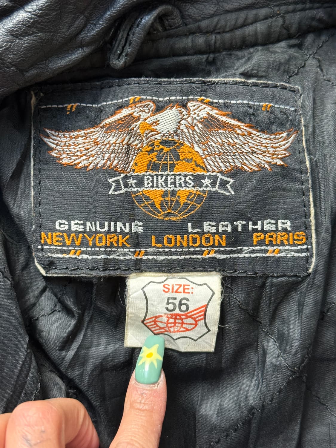 Bikers leather high buckle neck bomber 상품이미지8