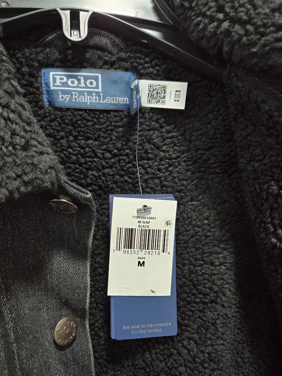 폴로 랄프로렌 플리스 데님 트러커 셰르파 자켓 상품이미지4