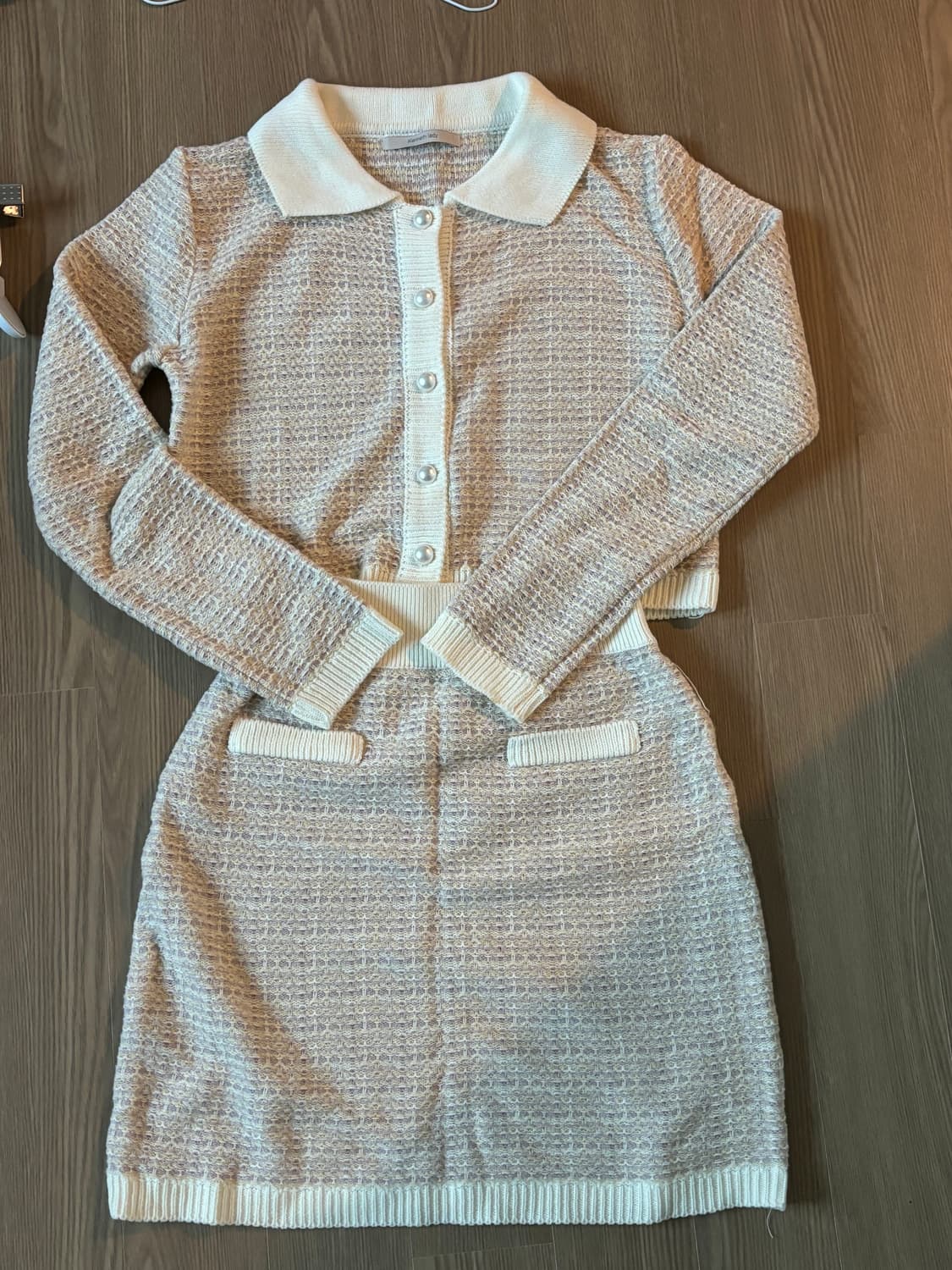 케네스레이디 트위드니트셋업 44-55 상품이미지2