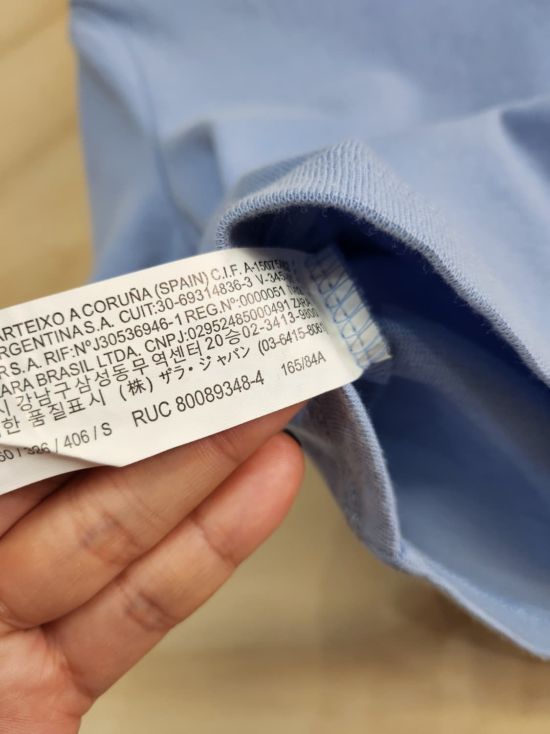 451) 자라 ZARA 크롭 반팔티 상품이미지5