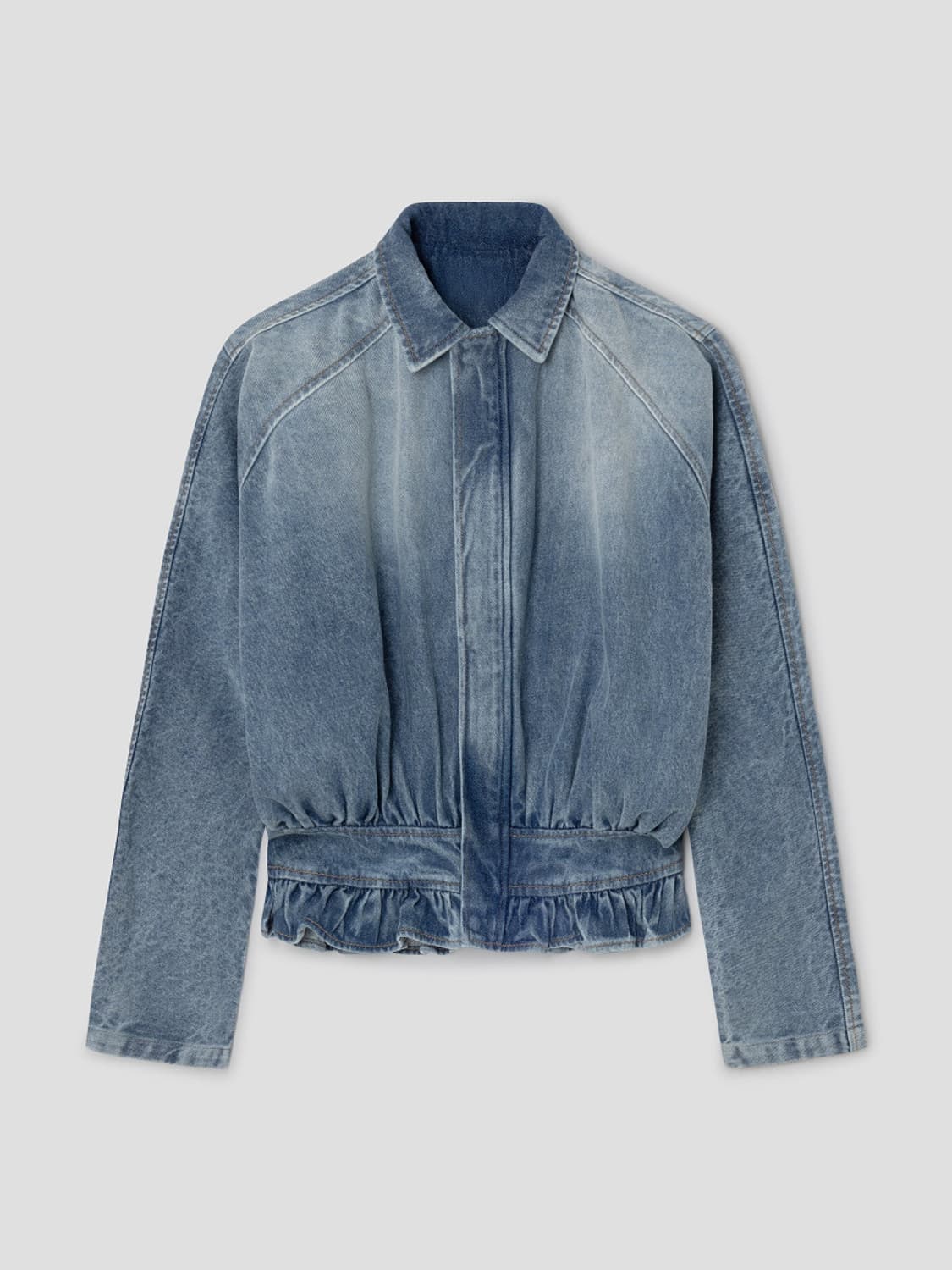 [S]기마구아스 Mila 프릴 데님 자켓 상품이미지5