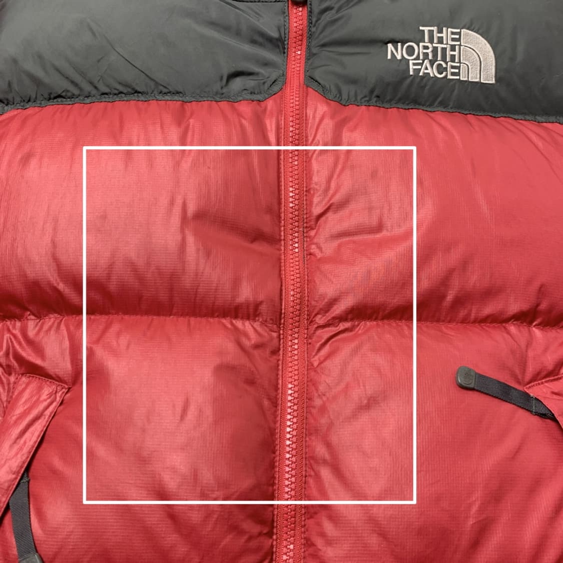 [S/정품] 노스페이스 700 레드 눕시 패딩 상품이미지3