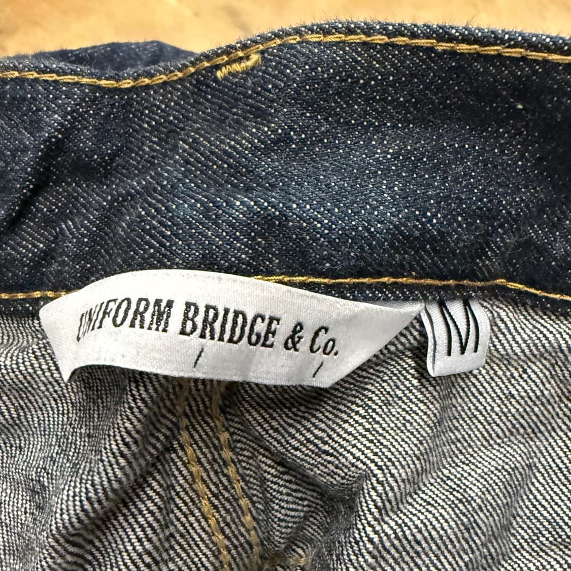 [정품/M] 유니폼 브릿지 진청 데님 청바지 b17 상품이미지4