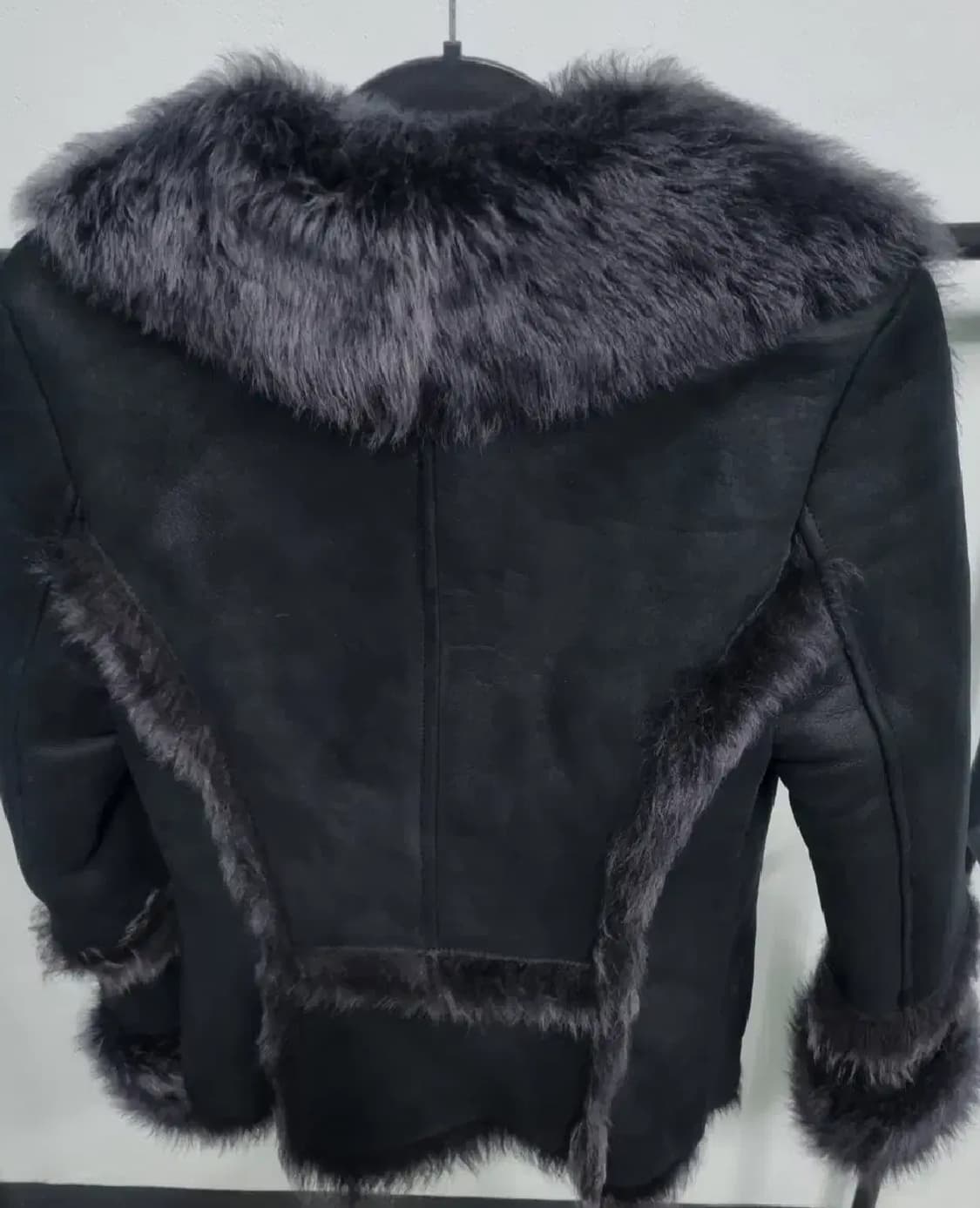 빈티지 펑크 양가죽 양털 퍼 무스탕 상품이미지2