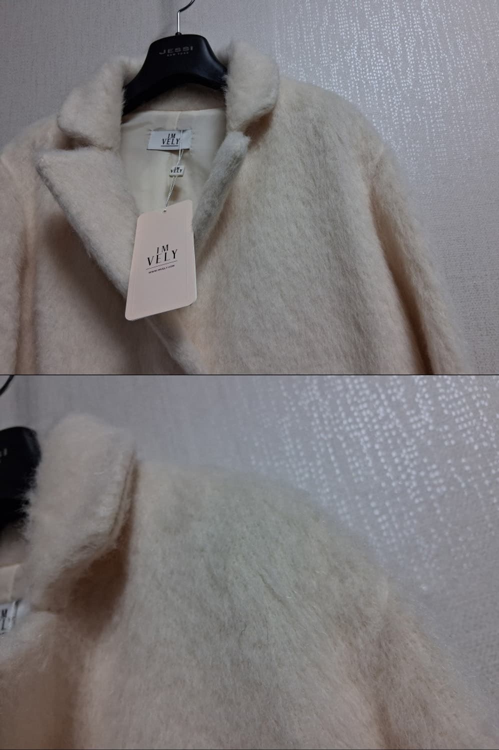IM VELY 아이보리 알파카 모직롱코트 66크기 미착용
모70% 알파카 상품이미지5