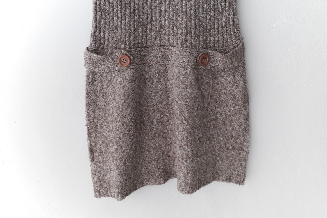 button half knit one-piece 상품이미지3