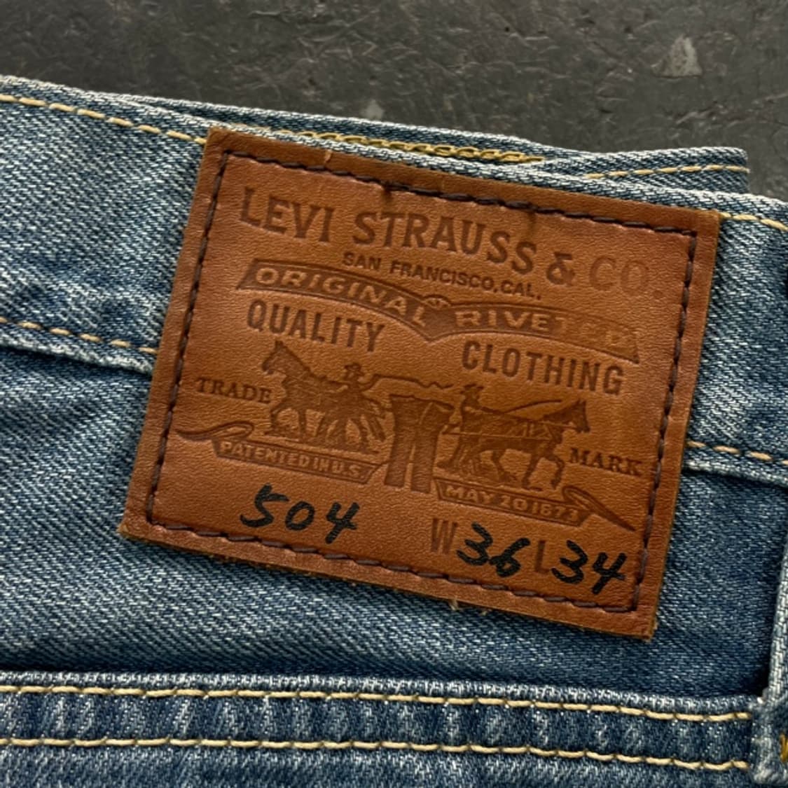 36 리바이스 504 청바지  상품이미지5