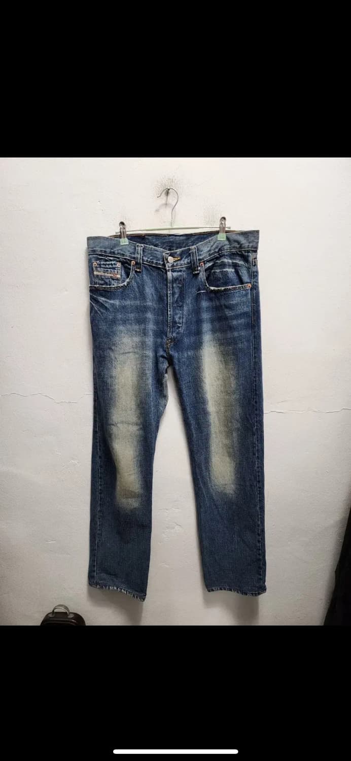 디젤 워싱 데님 팬츠 36 상품이미지1