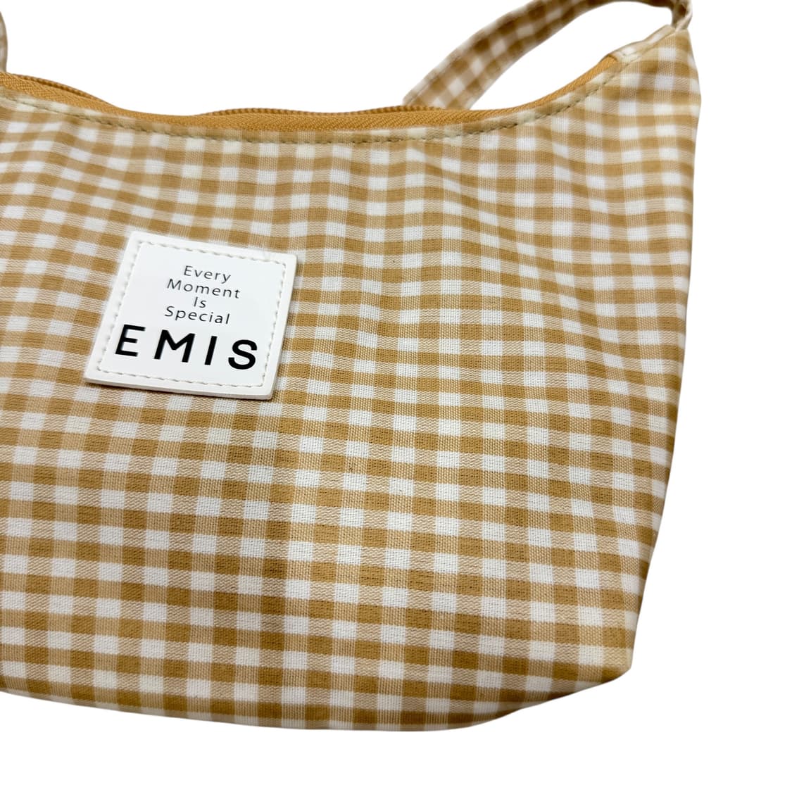 EMIS 이미스 체크 호보백 미니백 옐로우 가방 상품이미지8