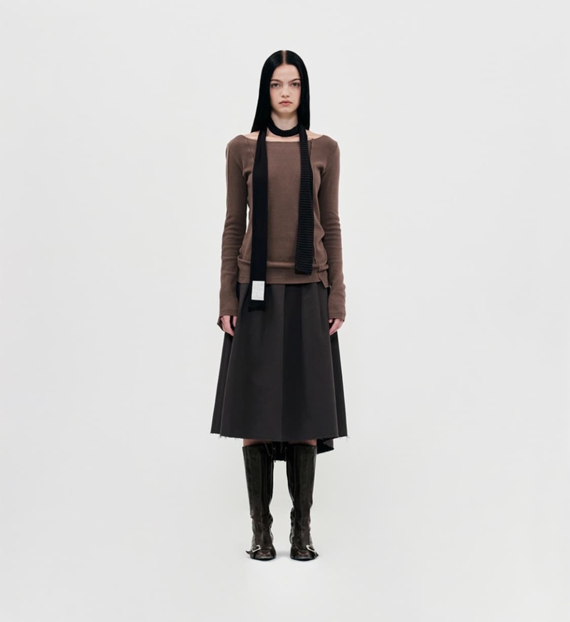 저지 스트라이프 스카프  상품이미지4