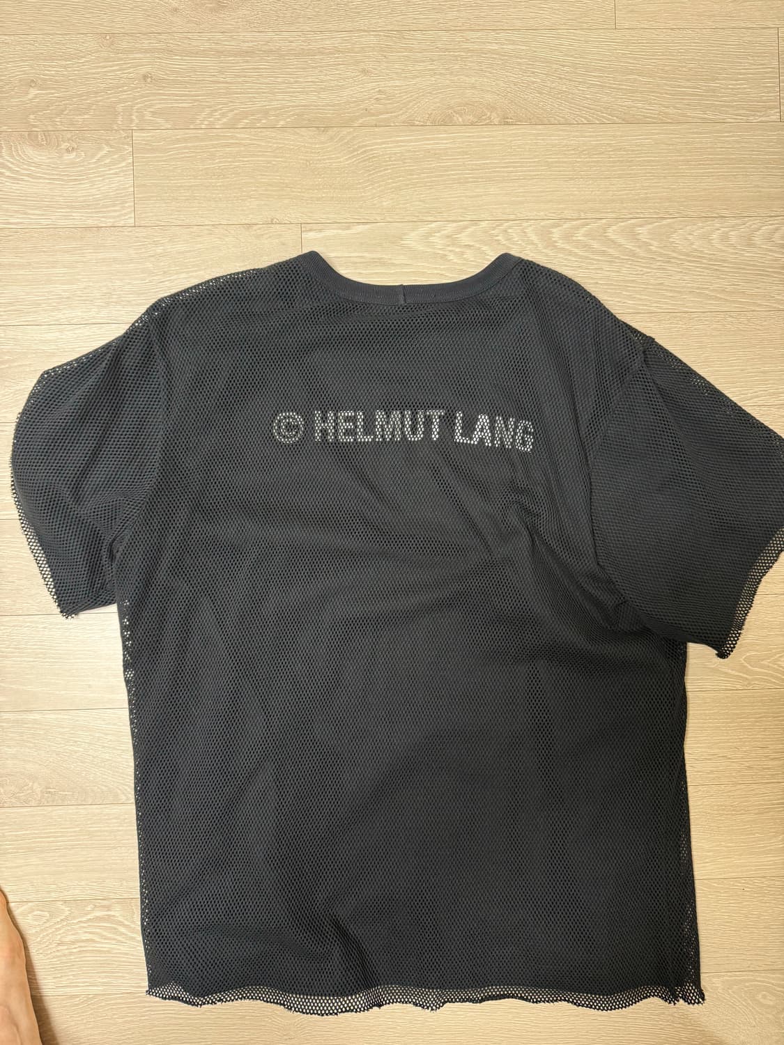 헬무트랭 백로고 레이어드 매쉬 반팔 L 상품이미지1