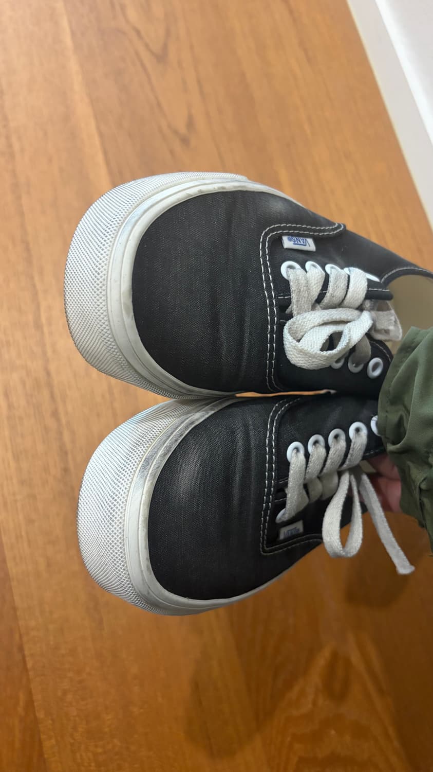 반스 신발 어센틱 워시드 블랙 상품이미지7