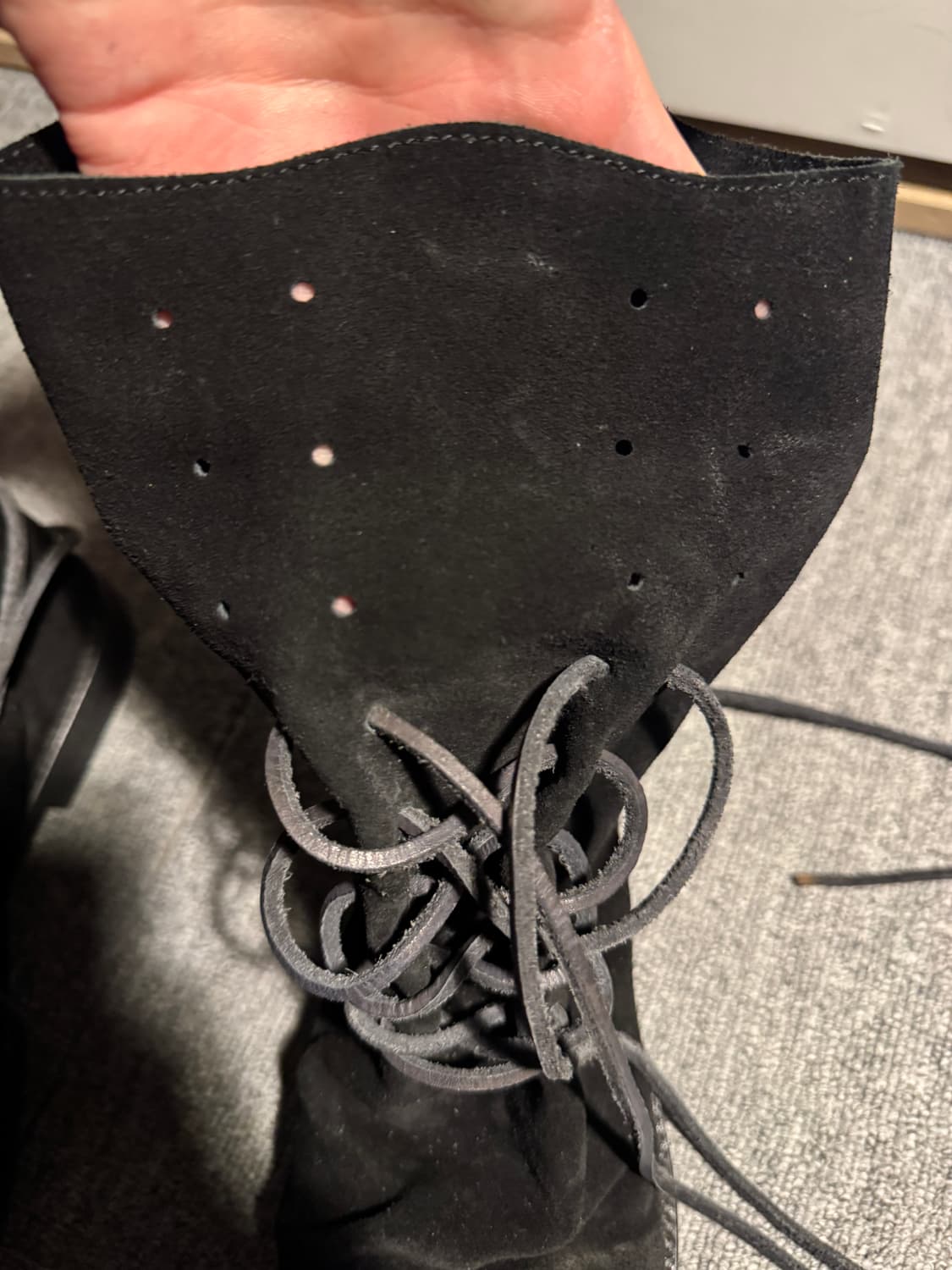 (275)스웨이드 드레이프 부츠 상품이미지9