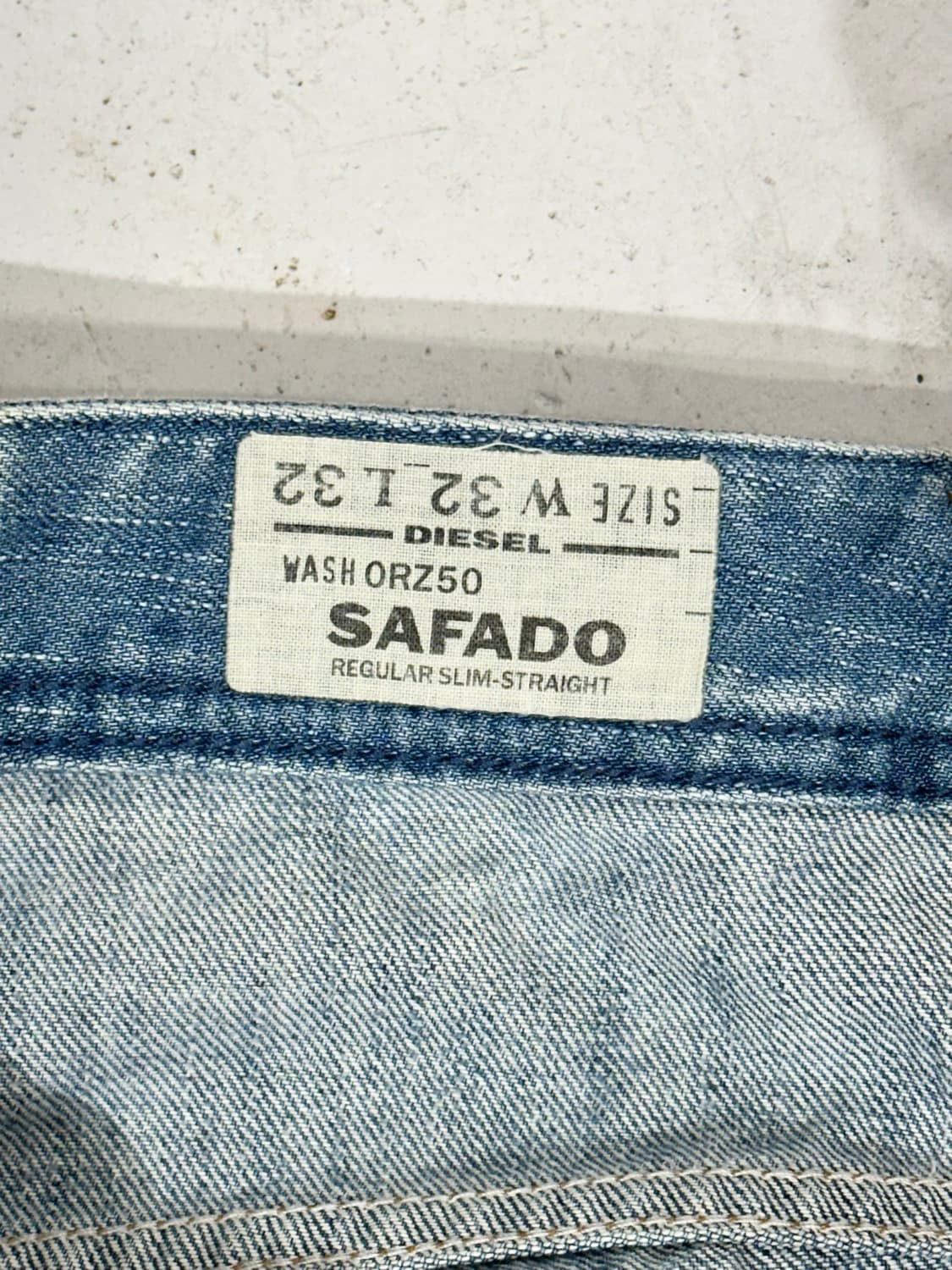 디젤 연청 와이드 데님 팬츠 청바지  상품이미지7