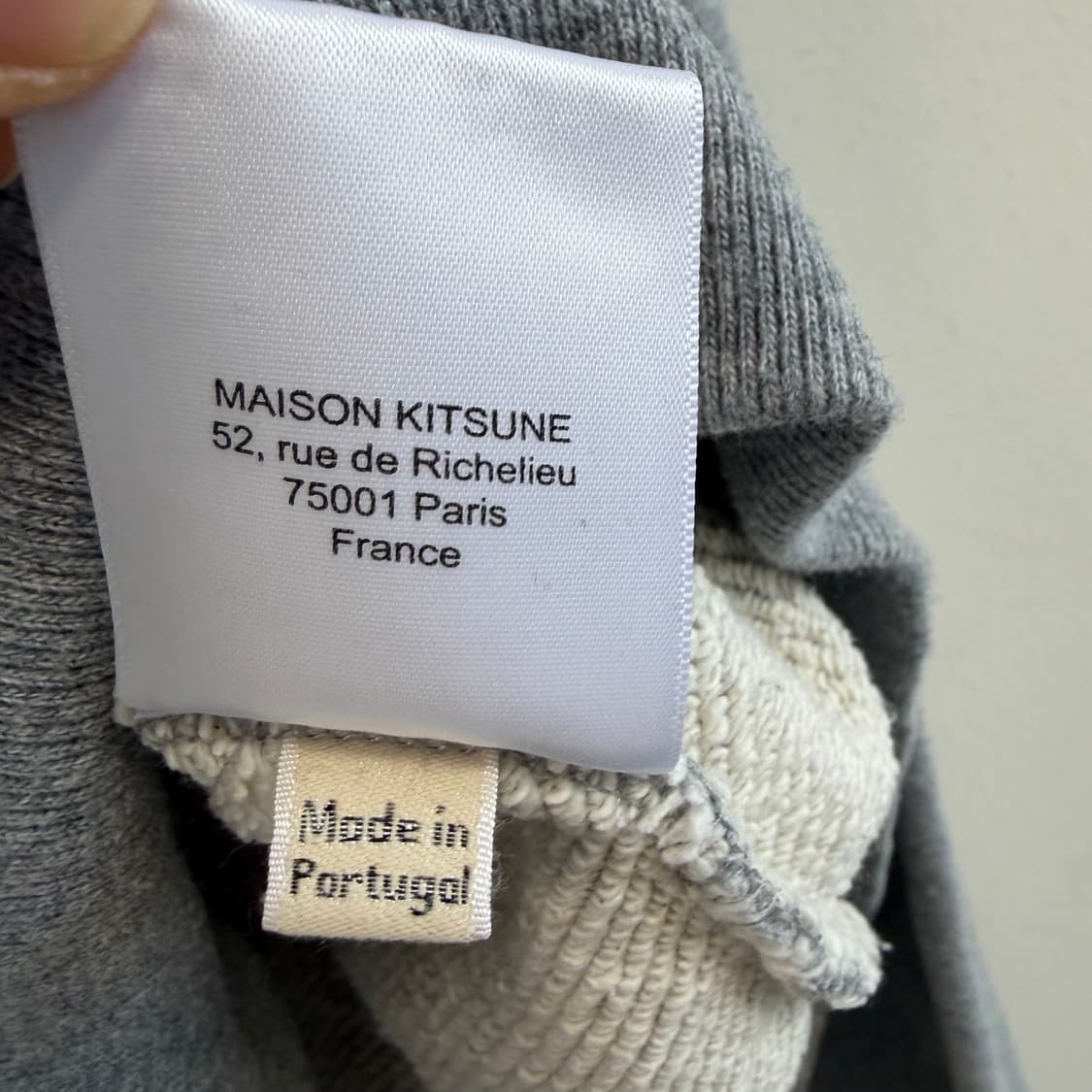 메종키츠네 트리컬러 폭스 맨투맨 M사이즈 상품이미지7