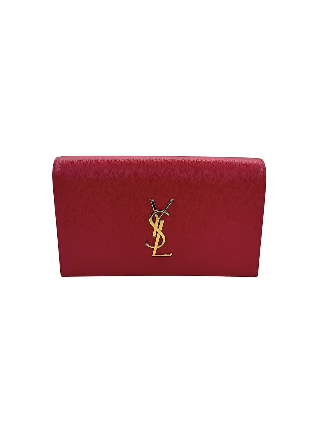 생로랑 모노그램 클래식 클러치 레드 상품이미지1