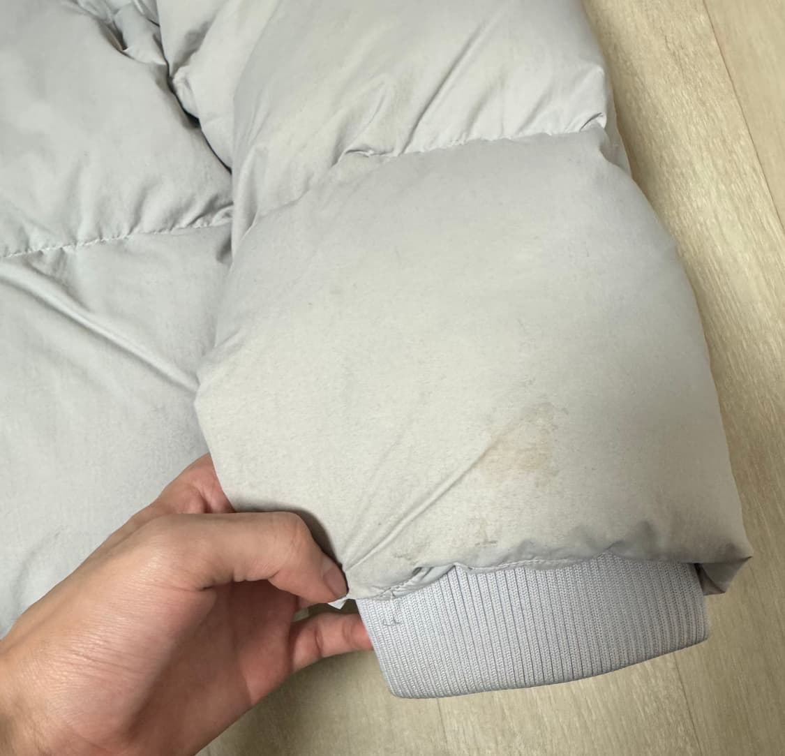 지오다노 숏패딩 그레이 상품이미지5