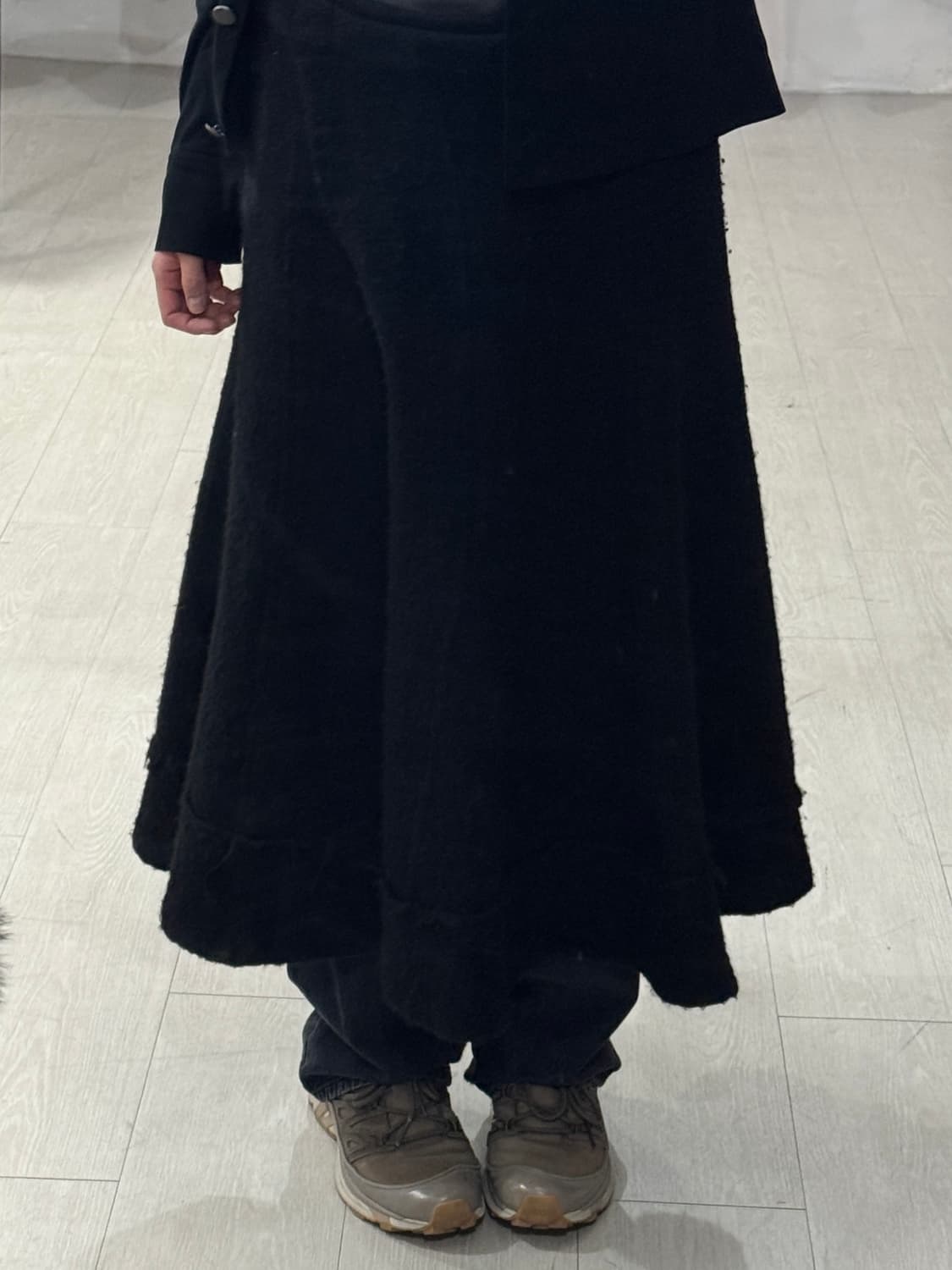 꼼데가르송 트리콧 울 맥시 스커트 S 상품이미지7