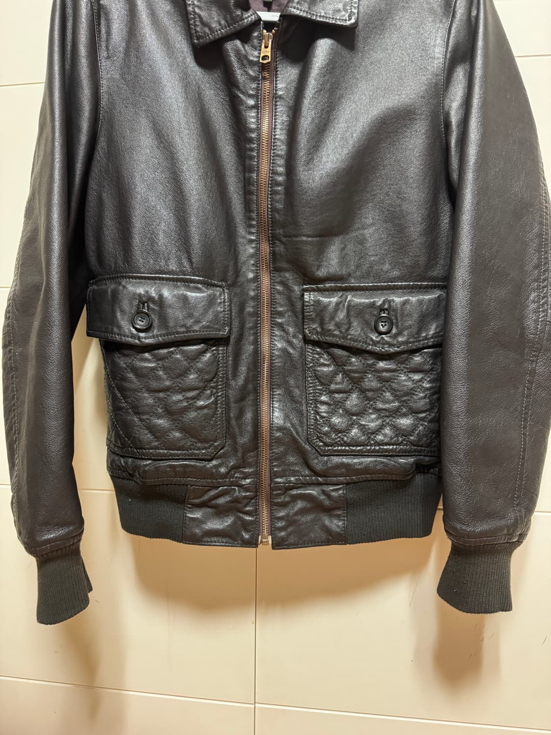 에드윈 소가죽 자켓 상품이미지2