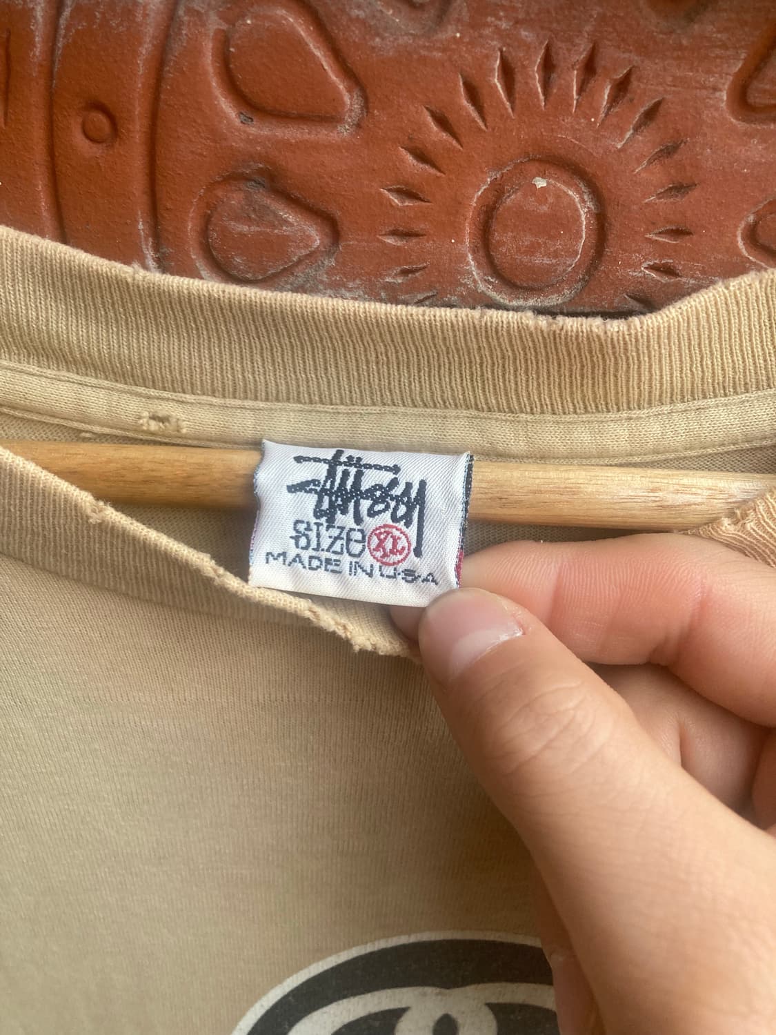 90s stussy double S tshirt 상품이미지3