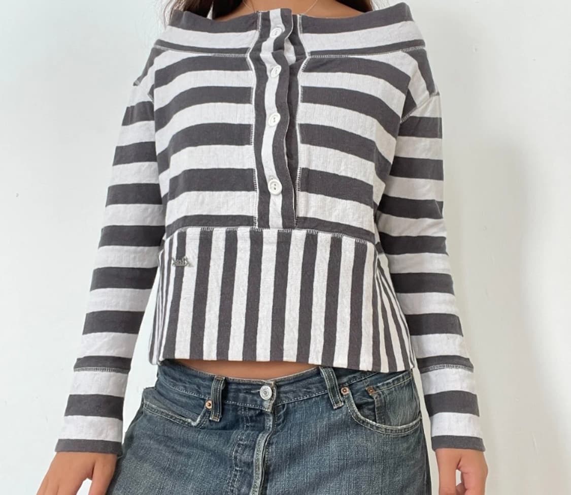 디젤 스트라이프 오프숄더 상품이미지1