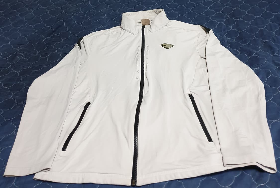 다이나핏 기능성 져지 짚업자켓 화이트 (XL) 상품이미지1