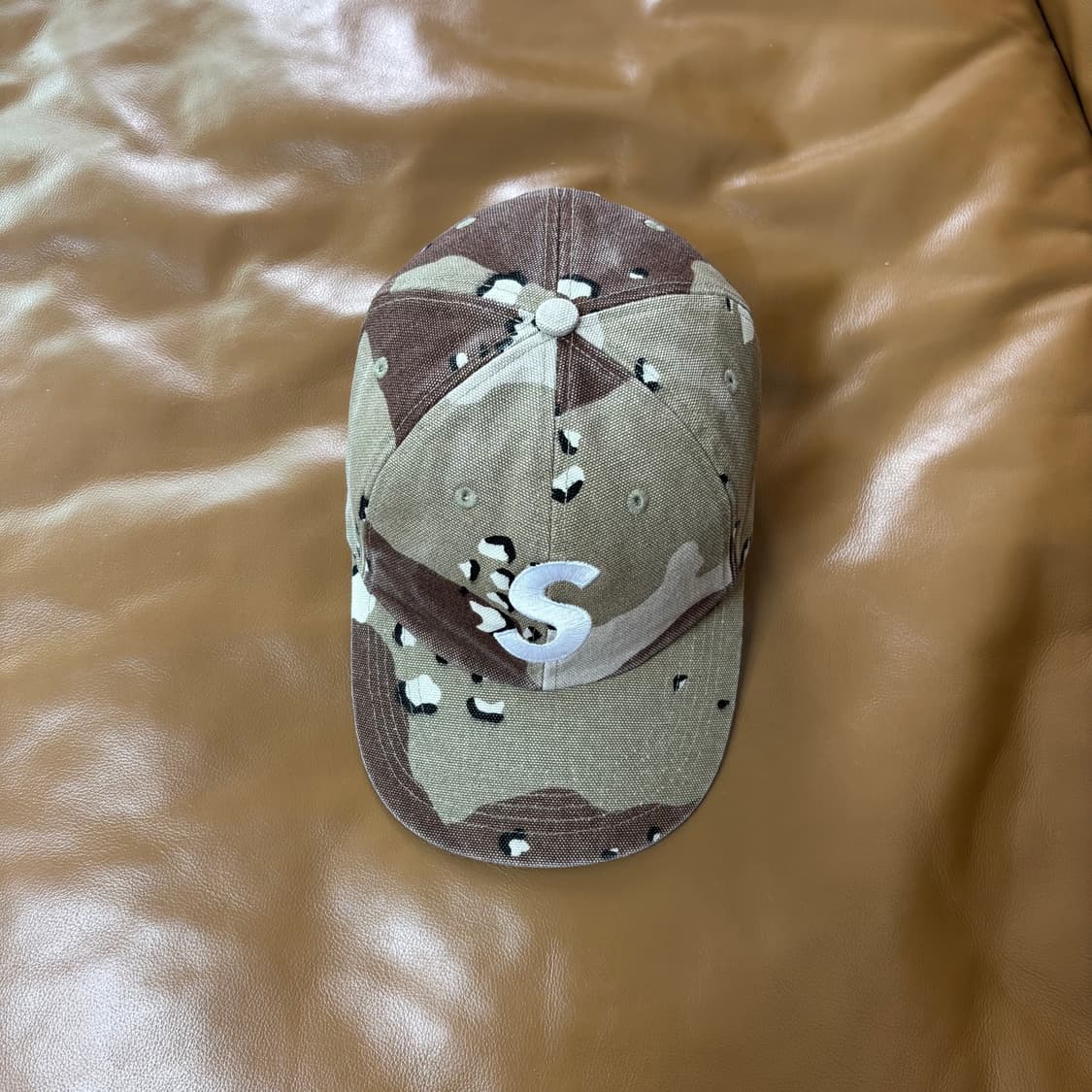 Supreme 슈프림 피그먼트 데저트 카모 S로고 6패널 볼캡 모자 상품이미지5