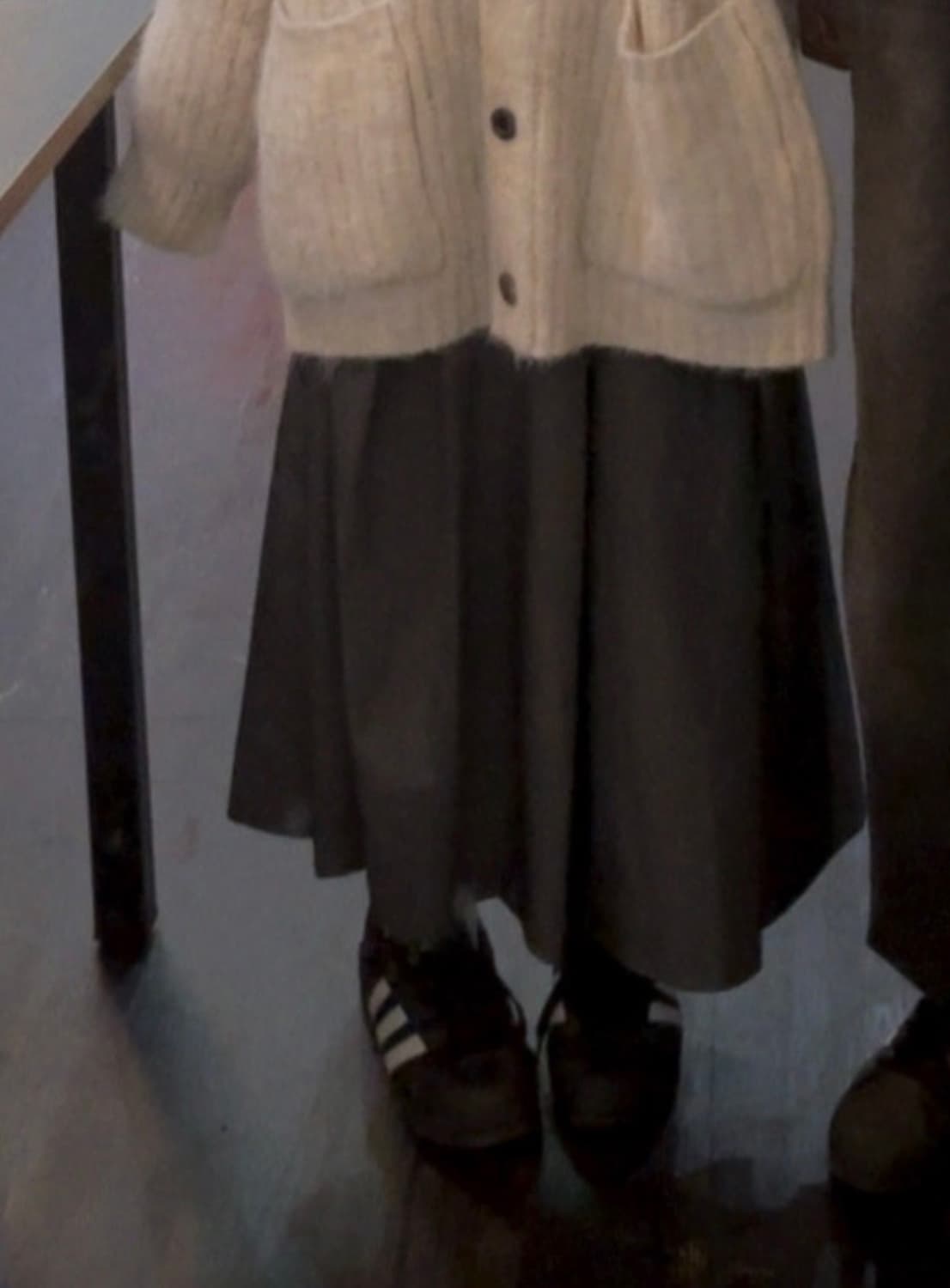 그레이 플리츠스커트 상품이미지1