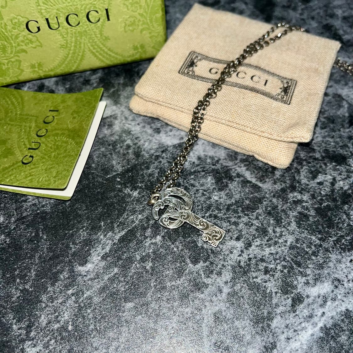 [Gucci]구찌 더블G 키 목걸이 상품이미지8