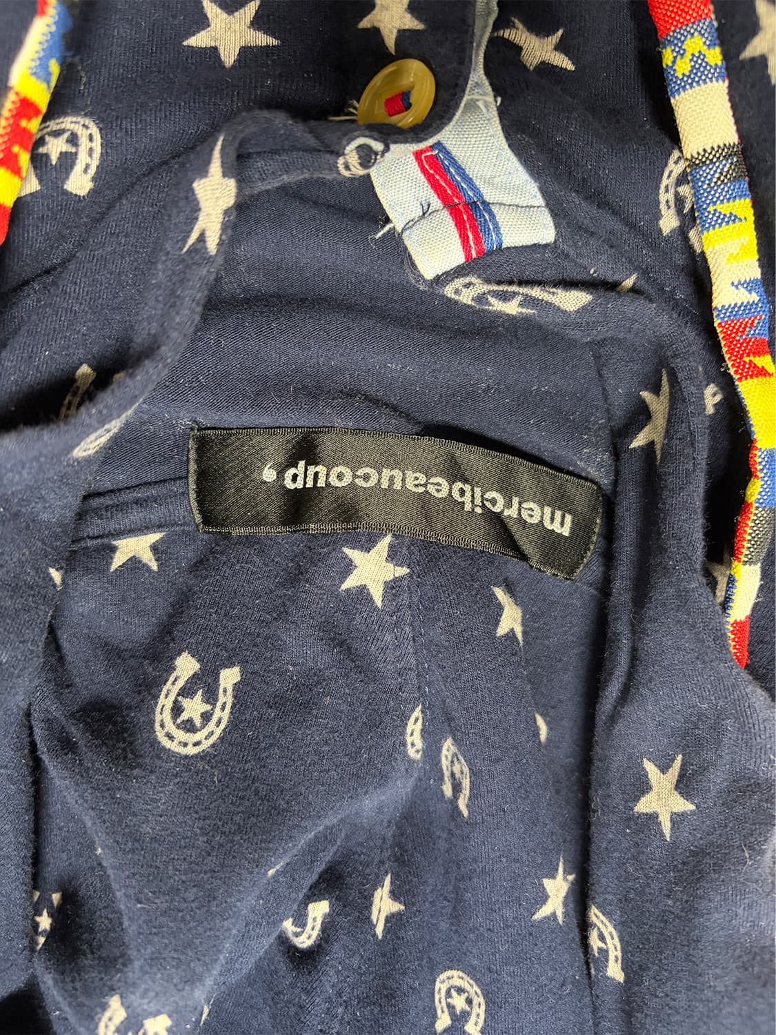 네이비 멀티 버튼 후디 상품이미지7