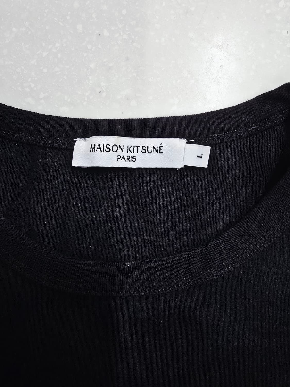 메종키츠네 더블 폭스 블랙 반팔 티셔츠 상품이미지8