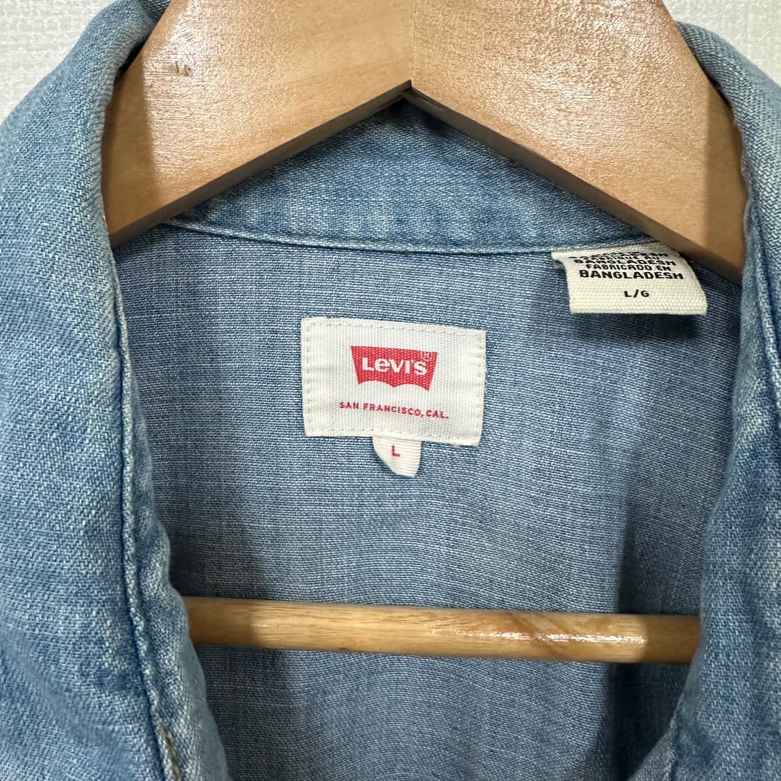 리바이스 데님 웨스턴셔츠L 상품이미지3