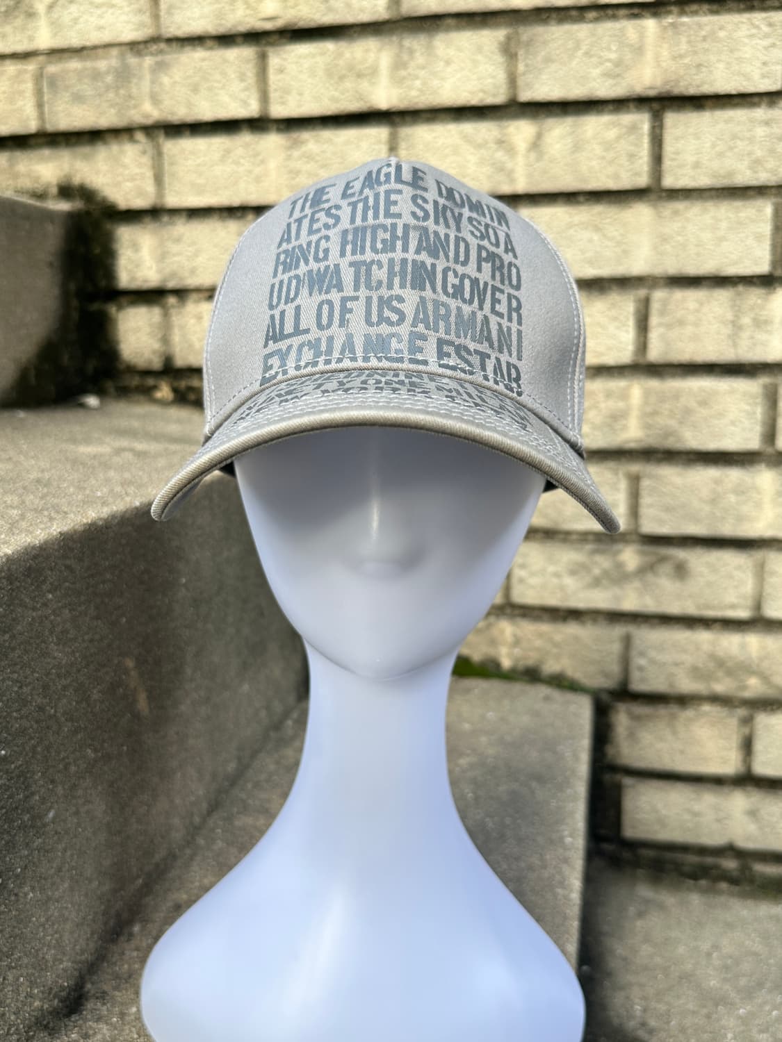 ARMANI EXCHANGE logo typography cap 상품이미지2