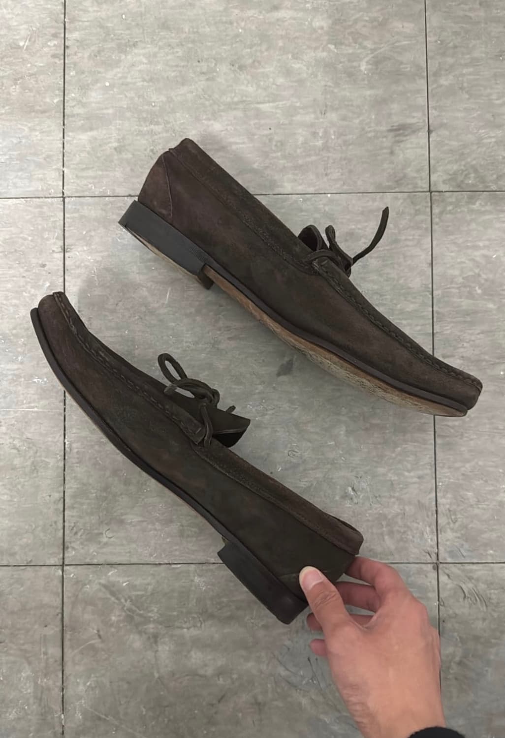 2000s 프라다 스웨이드 로퍼 (275 사이즈) 상품이미지6