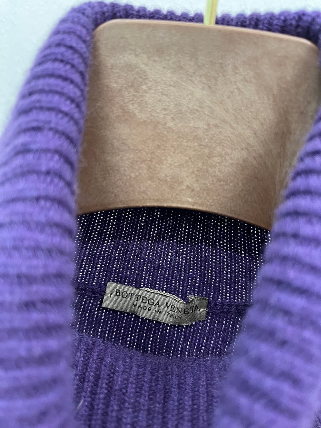여) 보테가베네타 퍼플 캐시미어100% 니트  상품이미지5